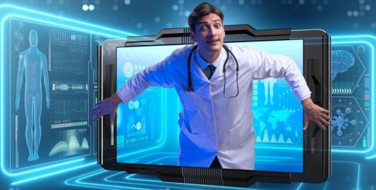 A Man Standing In Front Of A Screen