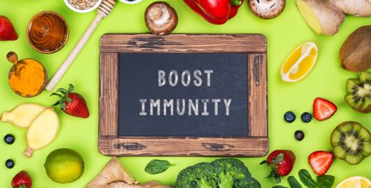 A Table Topped With Different Types Of Food