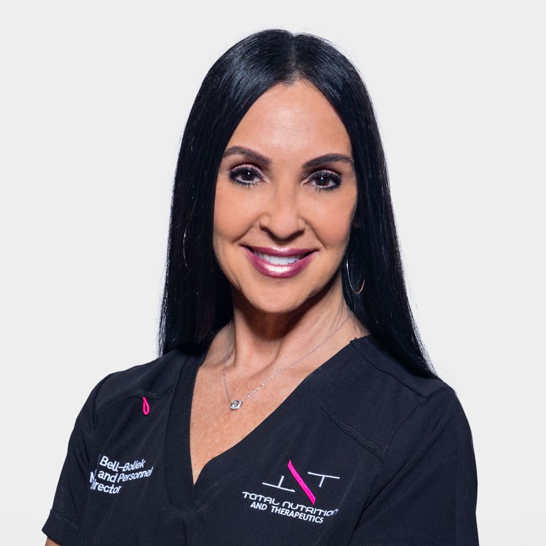 a woman smiling for the camera