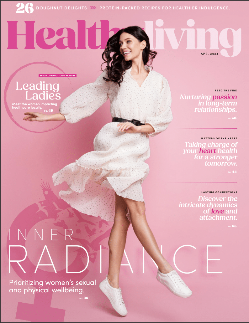 Healthy Living magazine cover Healthy Living magazine cover